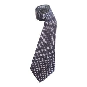 Elegant Blue and Purple Hugo Boss Patterned Tie